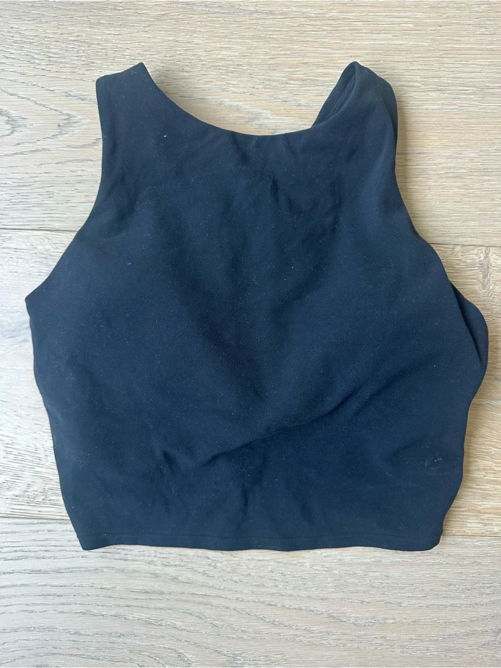 Athleta Conscious Crop Bra Black XS
